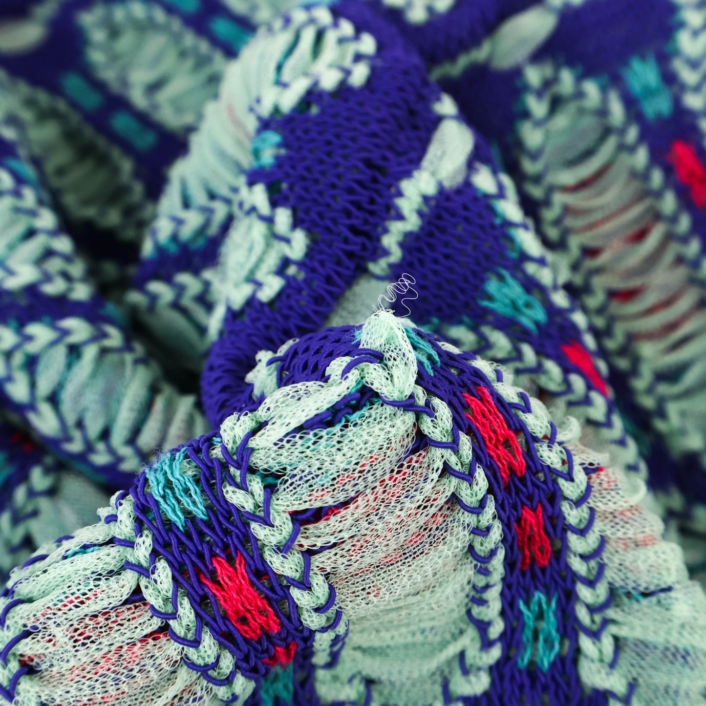 Missoni Skir Knit Green/Blue/Red 40