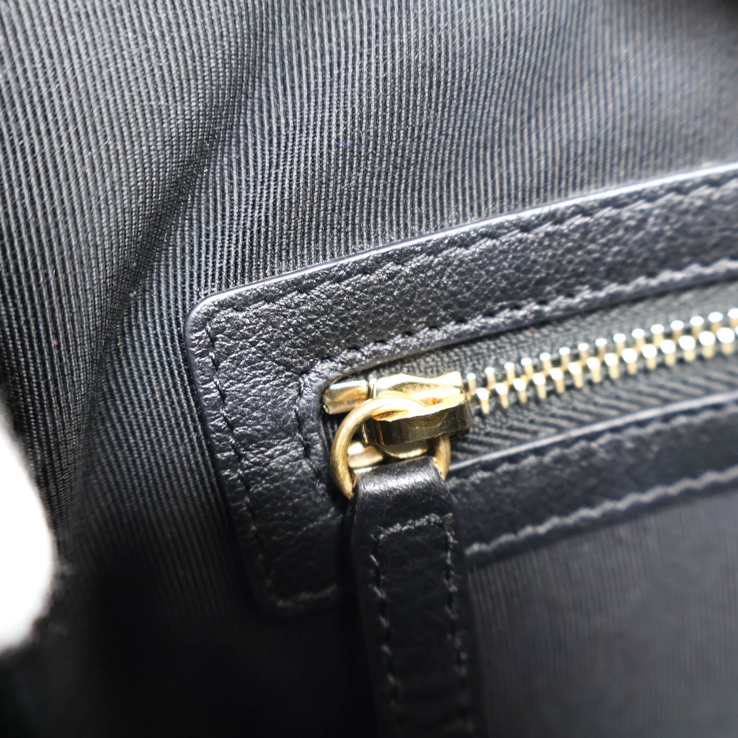 Chanel Clutch Gabrielle Crocodile Print Black