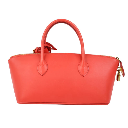 Louis Vuitton Lockit Tote Handbag Red