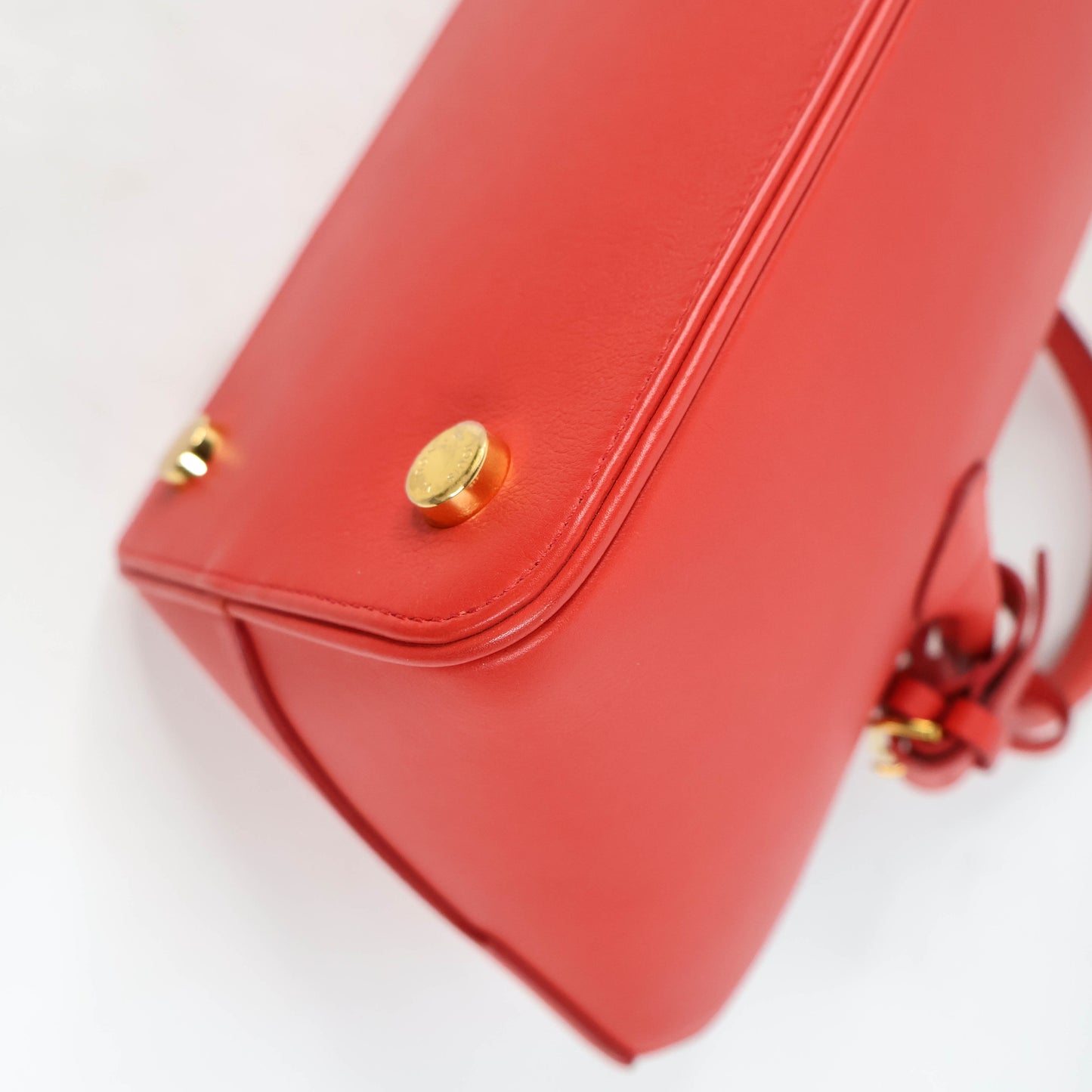 Louis Vuitton Lockit Tote Handbag Red