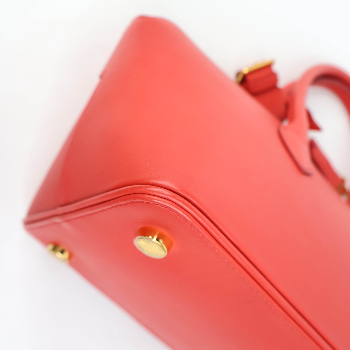 Louis Vuitton Lockit Tote Handbag Red