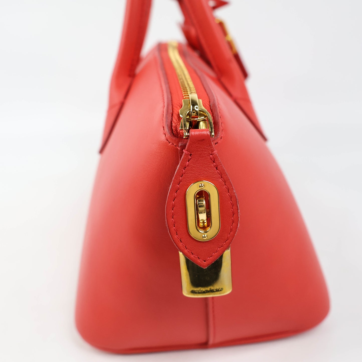 Louis Vuitton Lockit Tote Handbag Red