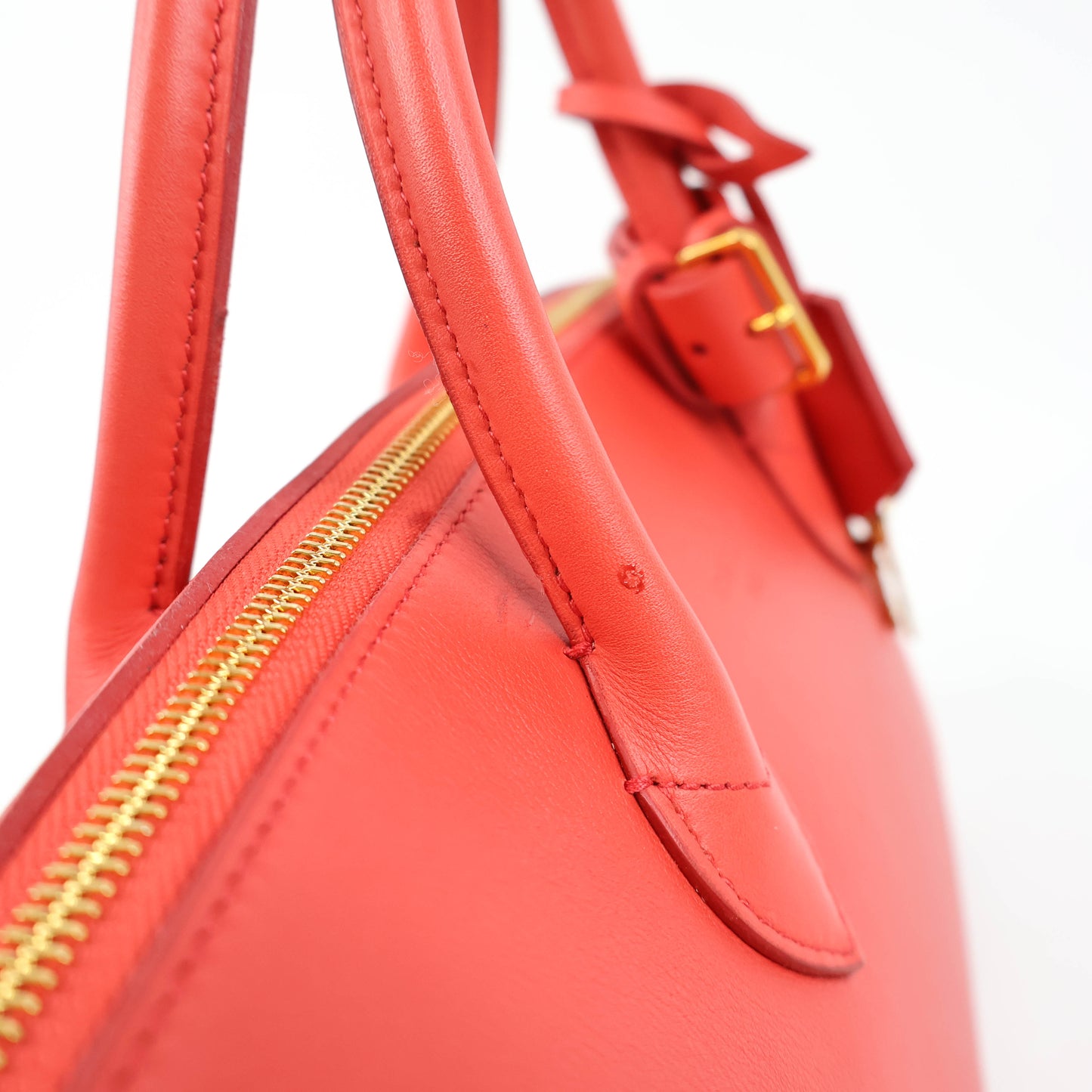 Louis Vuitton Lockit Tote Handbag Red