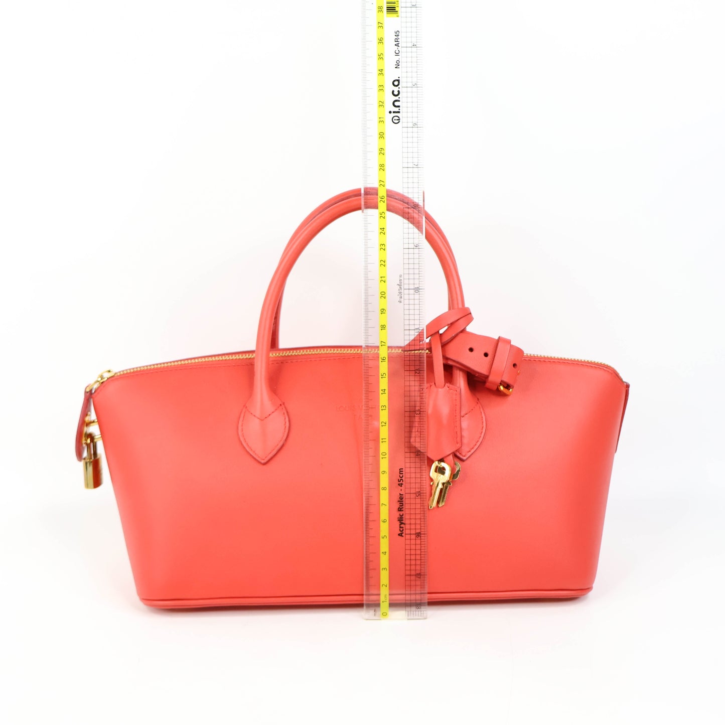 Louis Vuitton Lockit Tote Handbag Red