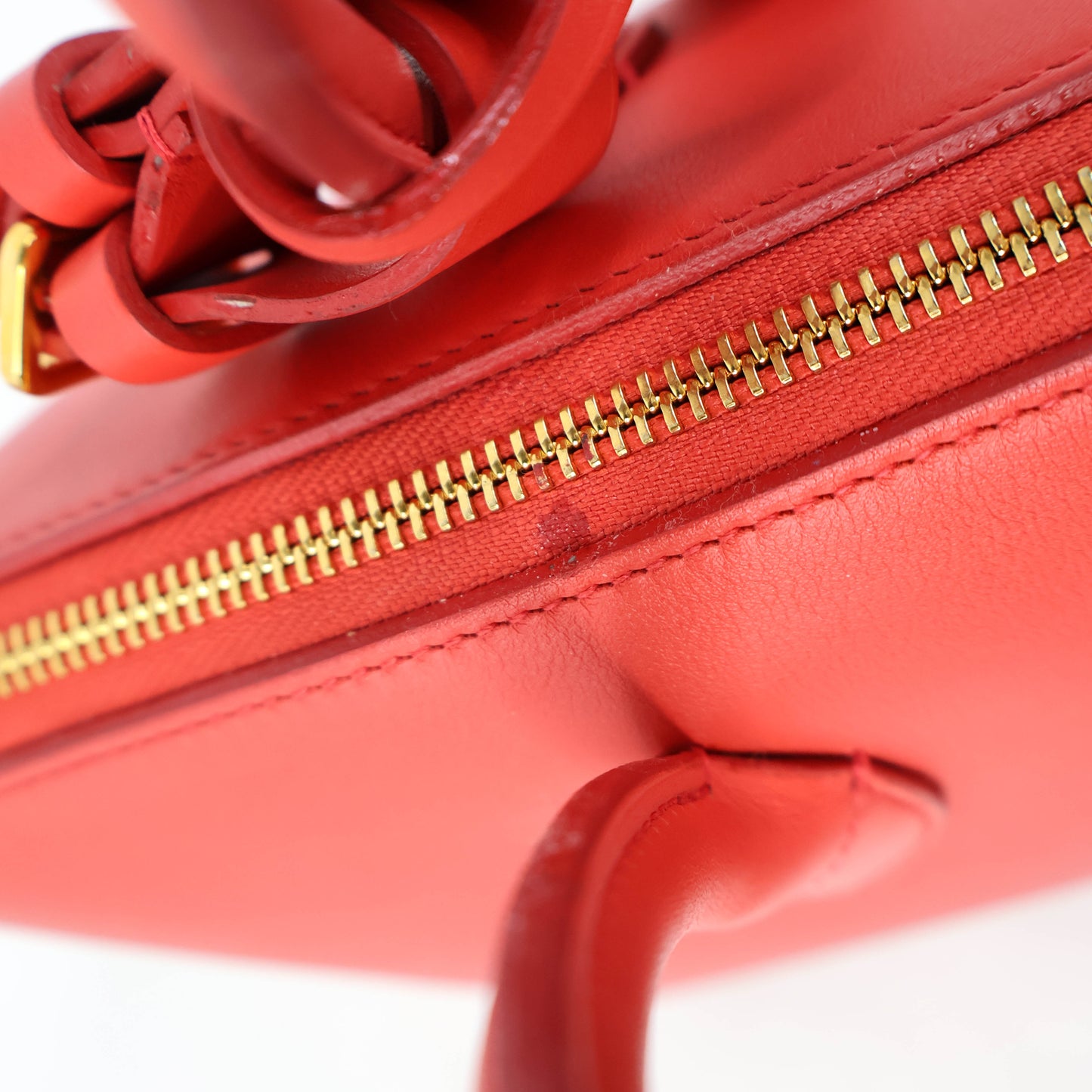 Louis Vuitton Lockit Tote Handbag Red