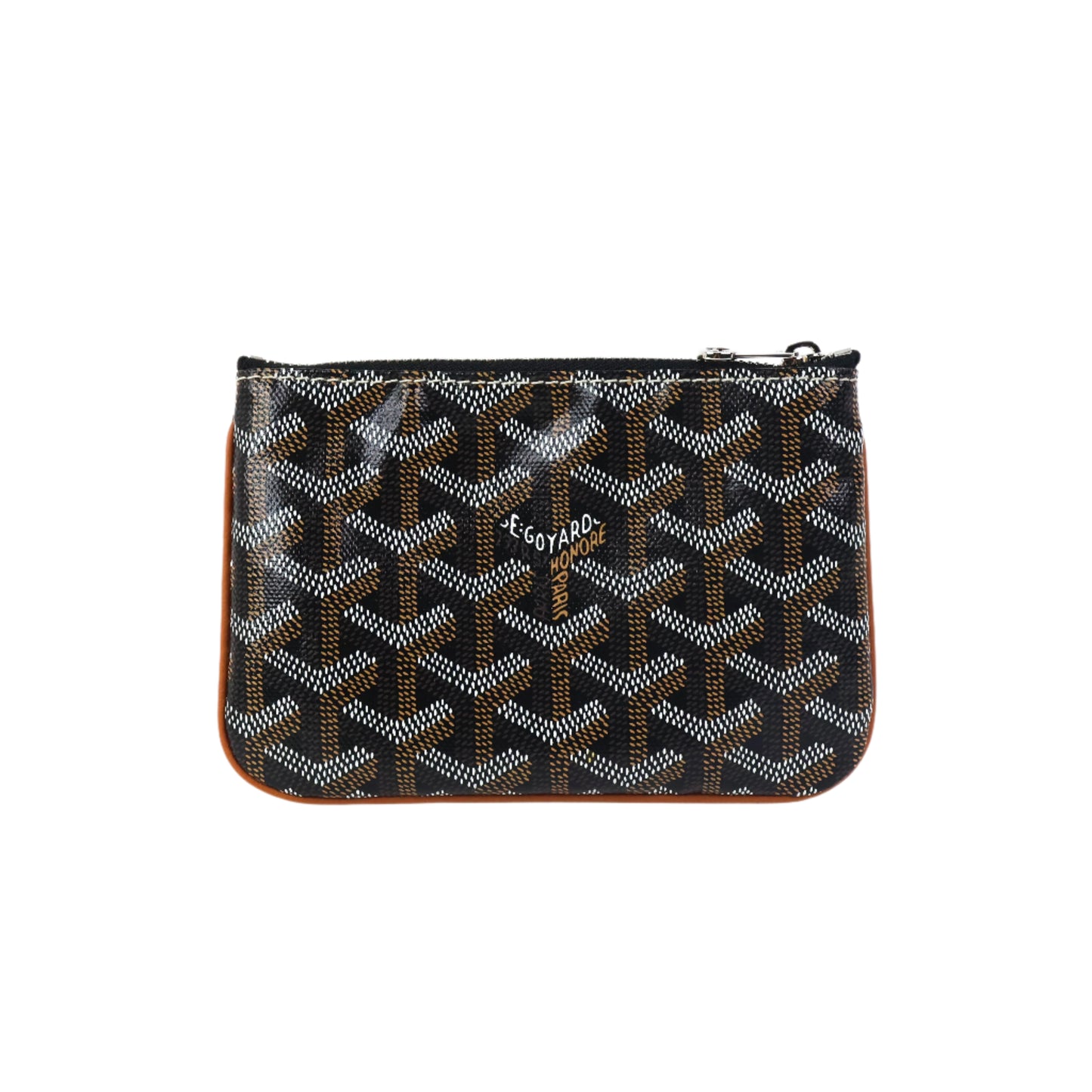 Goyard Senat Mini Pouch Black Tan