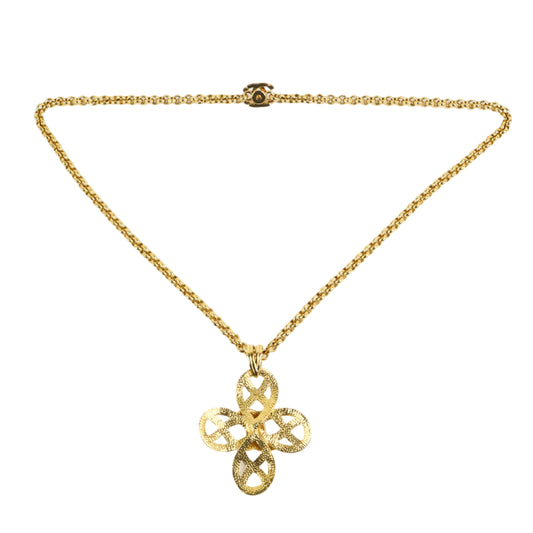 Chanel Necklace Vintage Gold