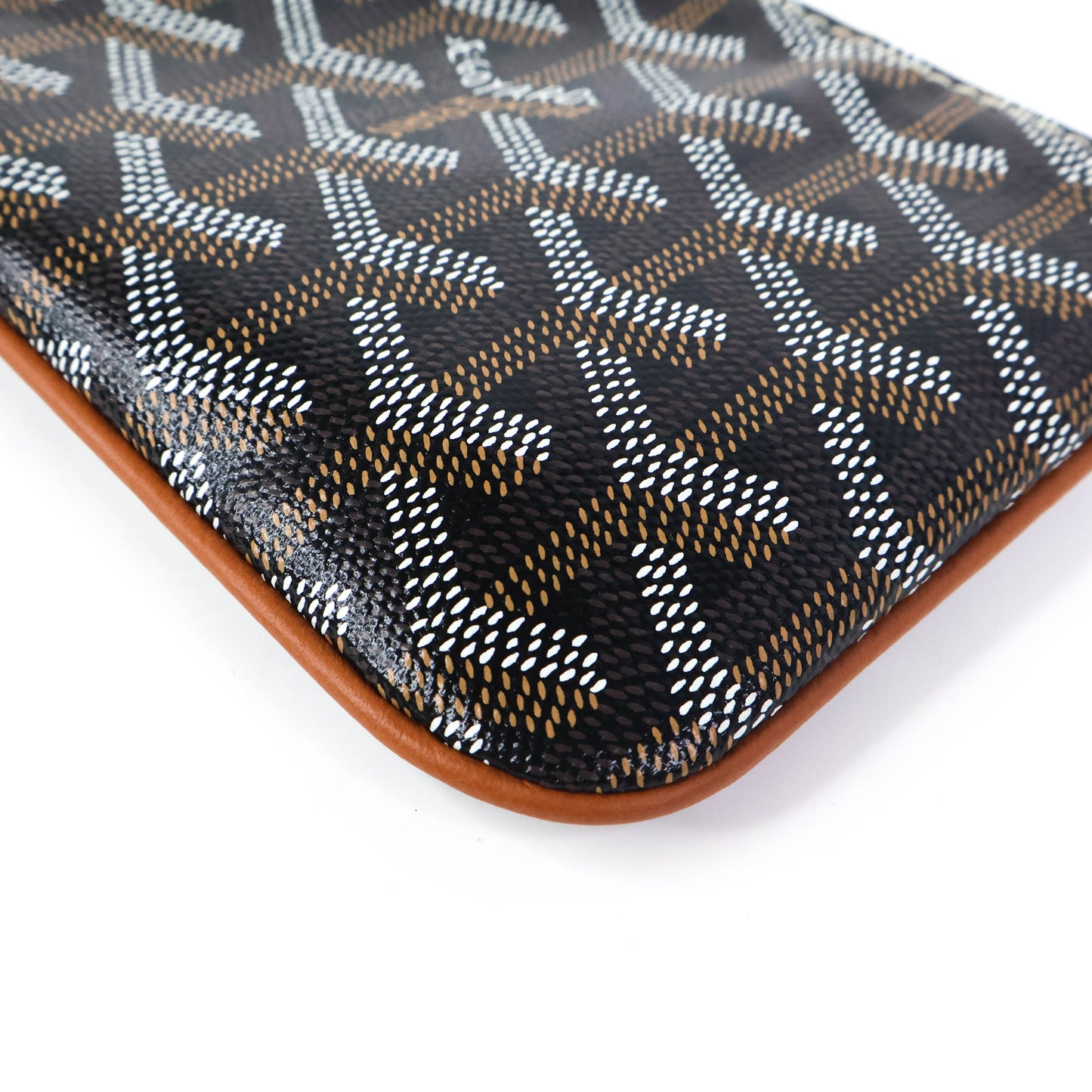 Goyard Senat Mini Pouch Black Tan