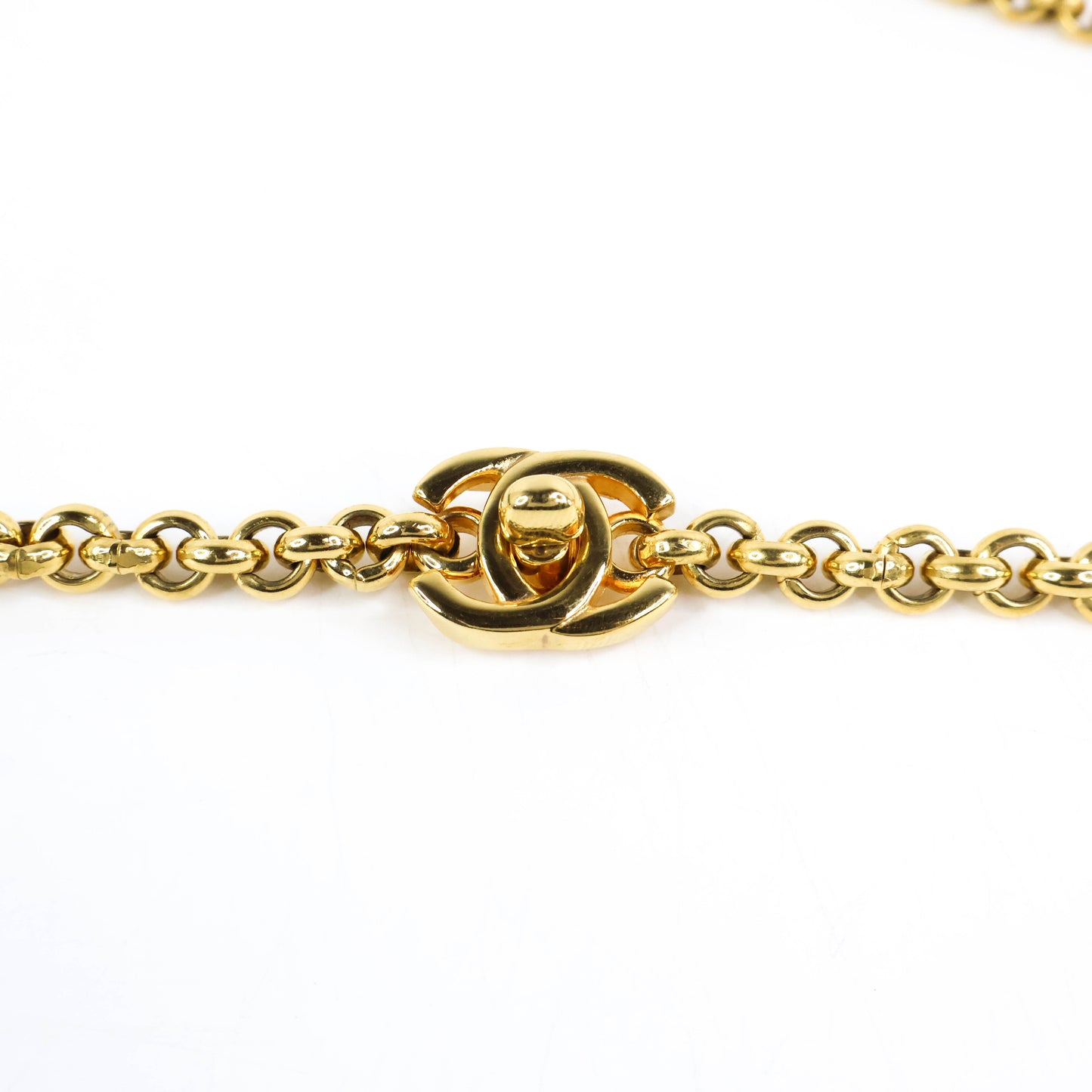 Chanel Necklace Vintage Gold