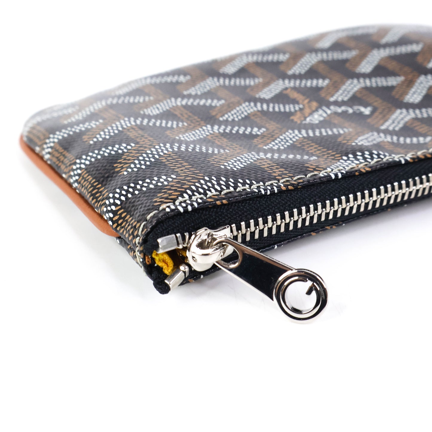Goyard Senat Mini Pouch Black Tan