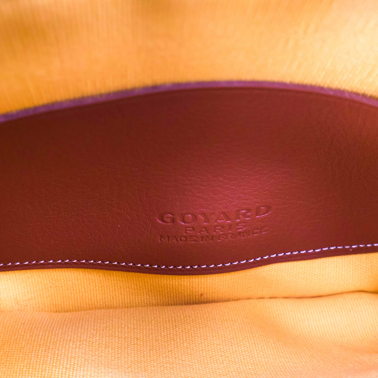 Goyard Senat Mini Pouch Black Tan