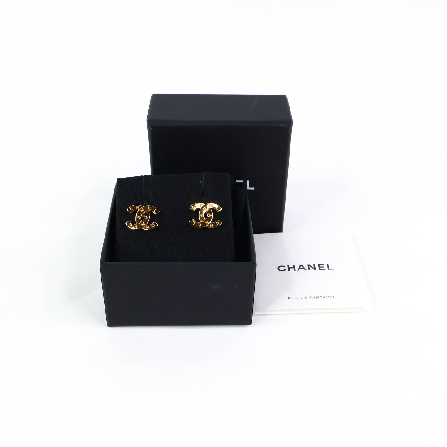Chanel Earrings cc Gold CHANEL