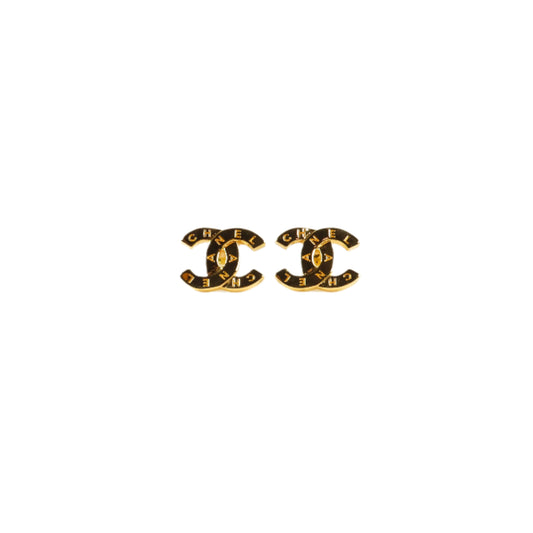 Chanel Earrings cc Gold CHANEL