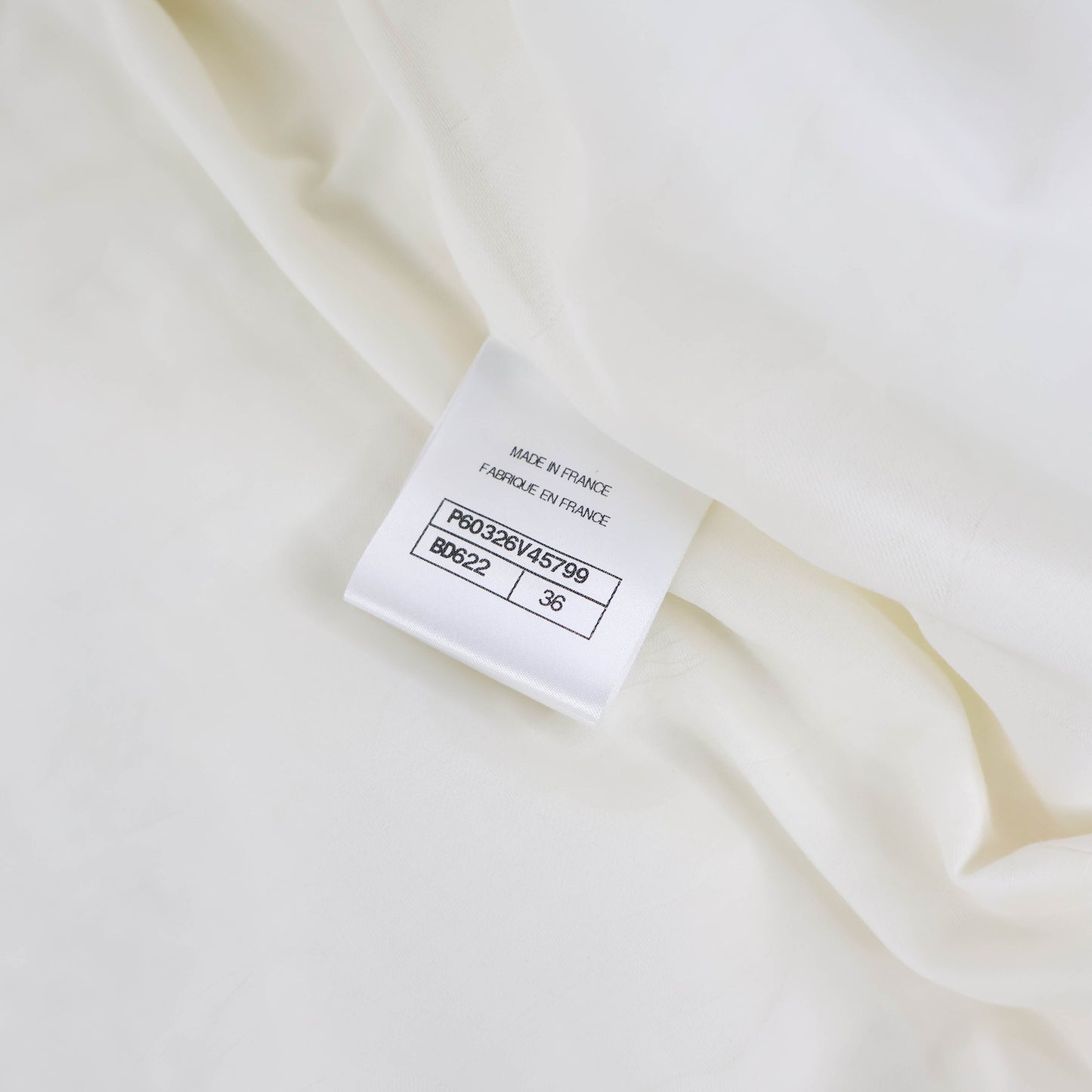 Chanel La Pausa Jacket Tweed White 36