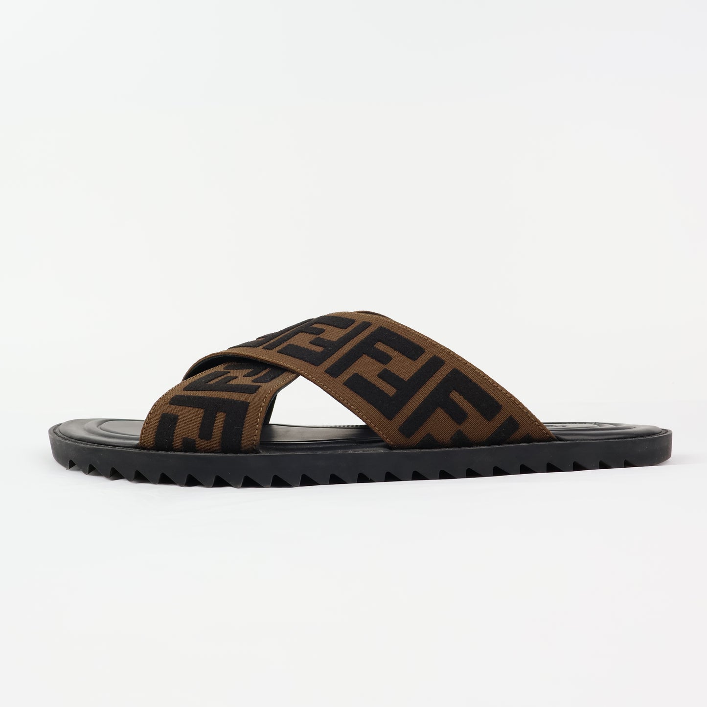 Fendi Elastico Sandals Black 8/41