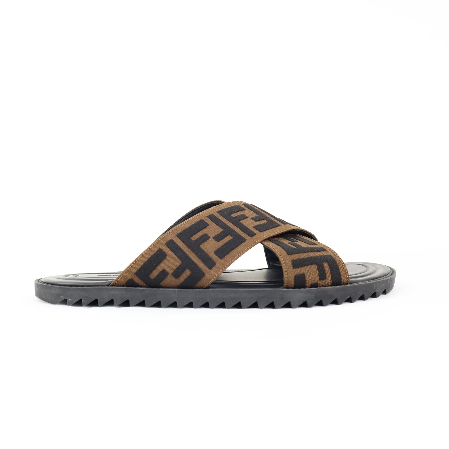 Fendi Elastico Sandals Black 8/41