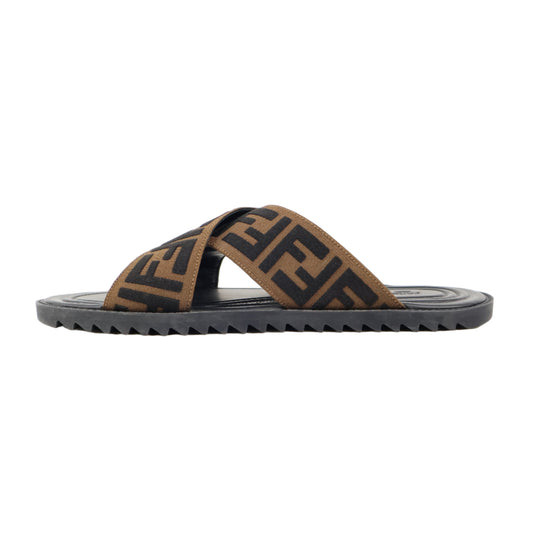 Fendi Elastico Sandals Black 8/41