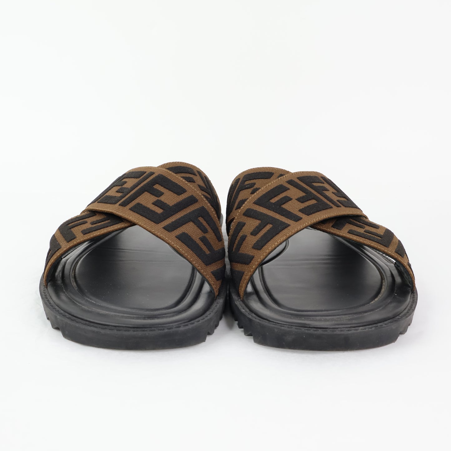 Fendi Elastico Sandals Black 8/41