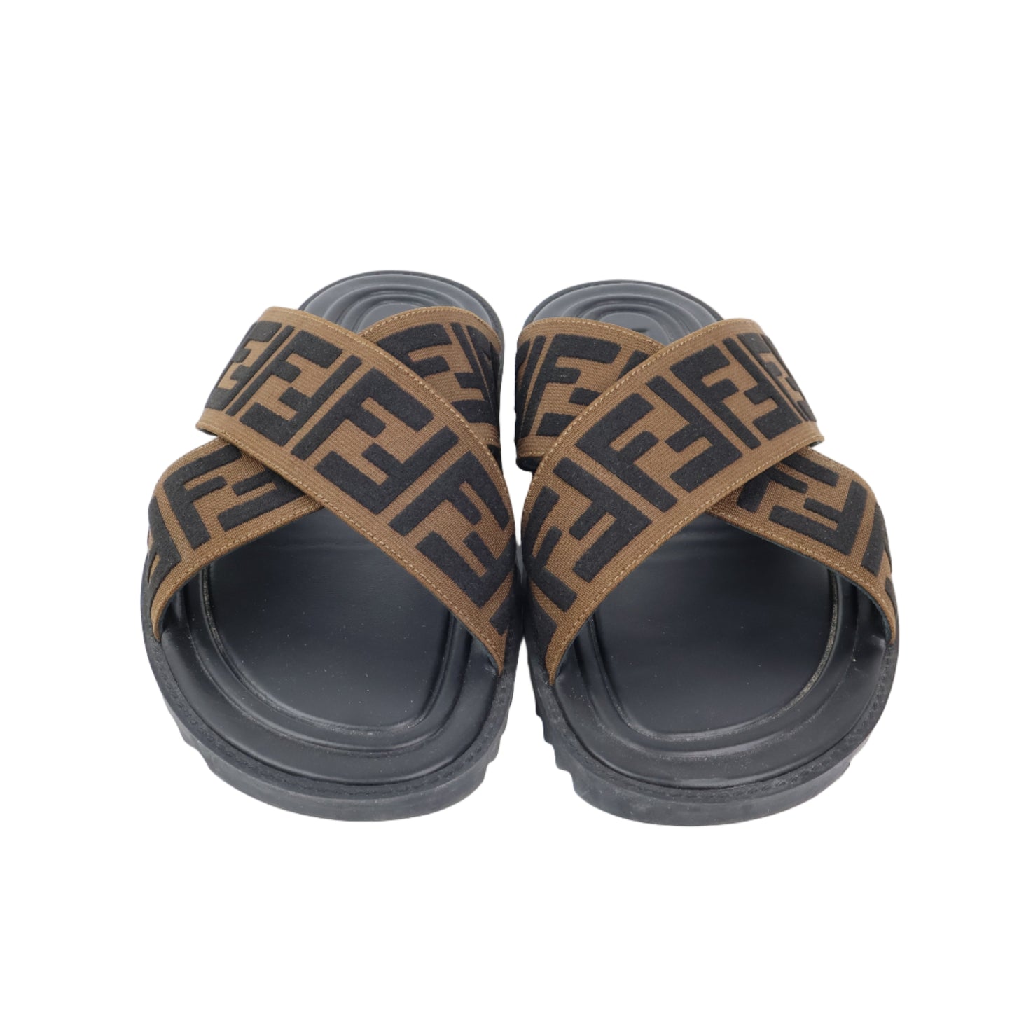 Fendi Elastico Sandals Black 8/41