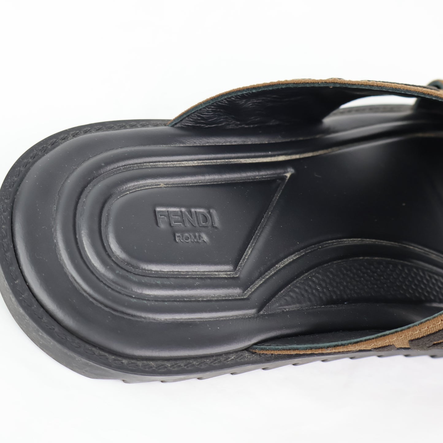 Fendi Elastico Sandals Black 8/41