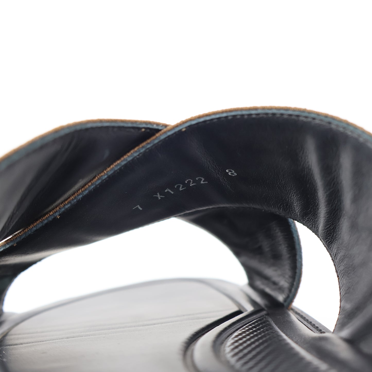 Fendi Elastico Sandals Black 8/41