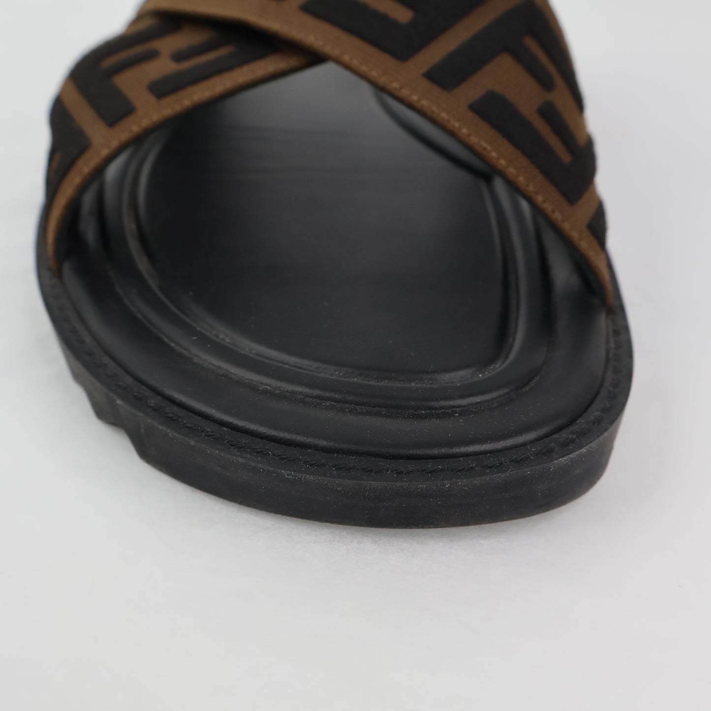 Fendi Elastico Sandals Black 8/41