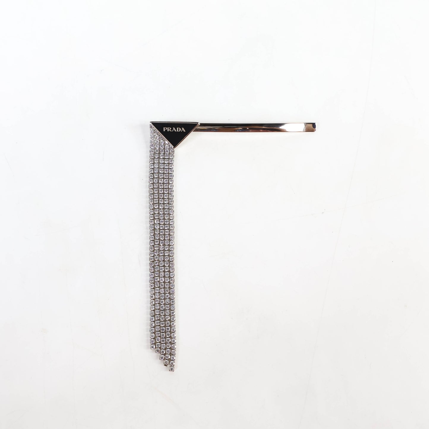 Prada Hair Clip Drop Crystal