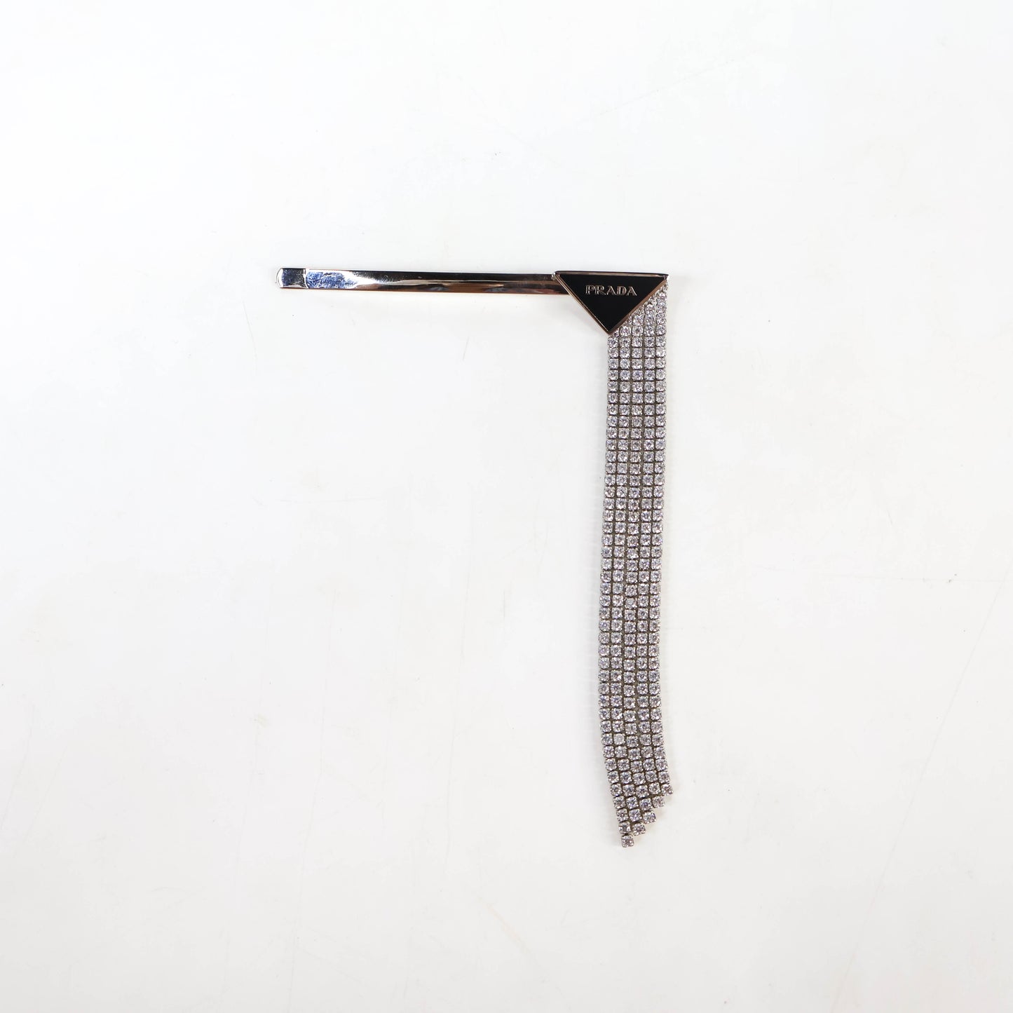 Prada Hair Clip Drop Crystal