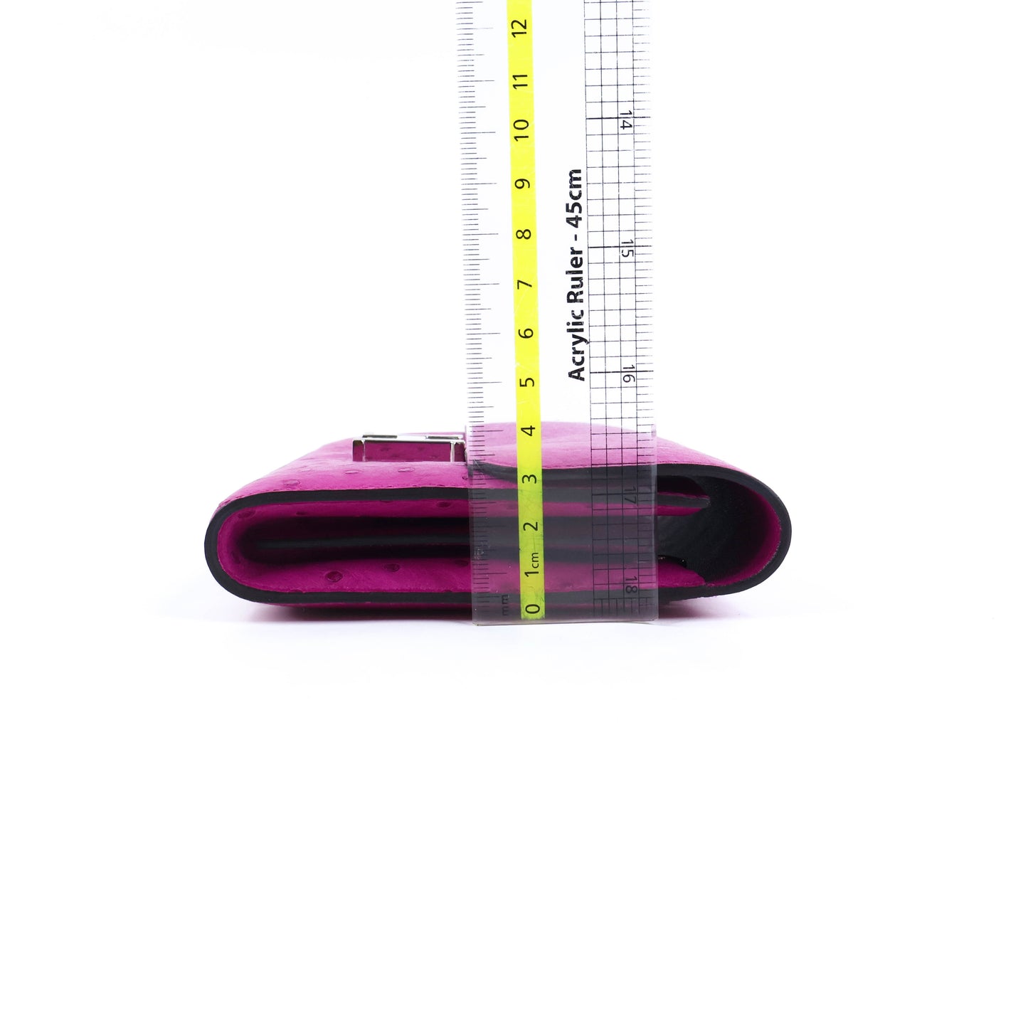 Hermes Constance Wallet Ostrich Rose Popou