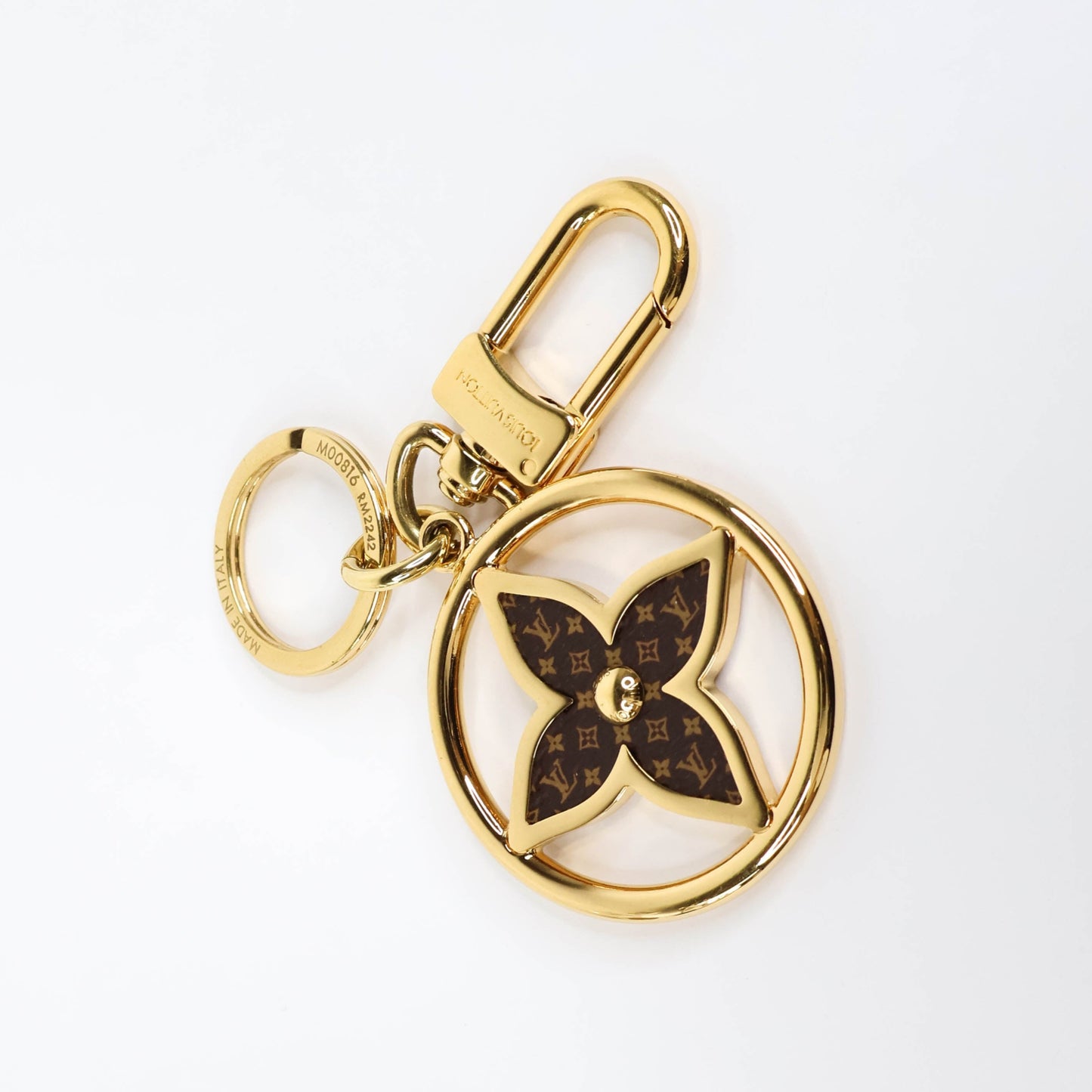 Louis Vuitton Key Ring Puzzle Flower Monogram