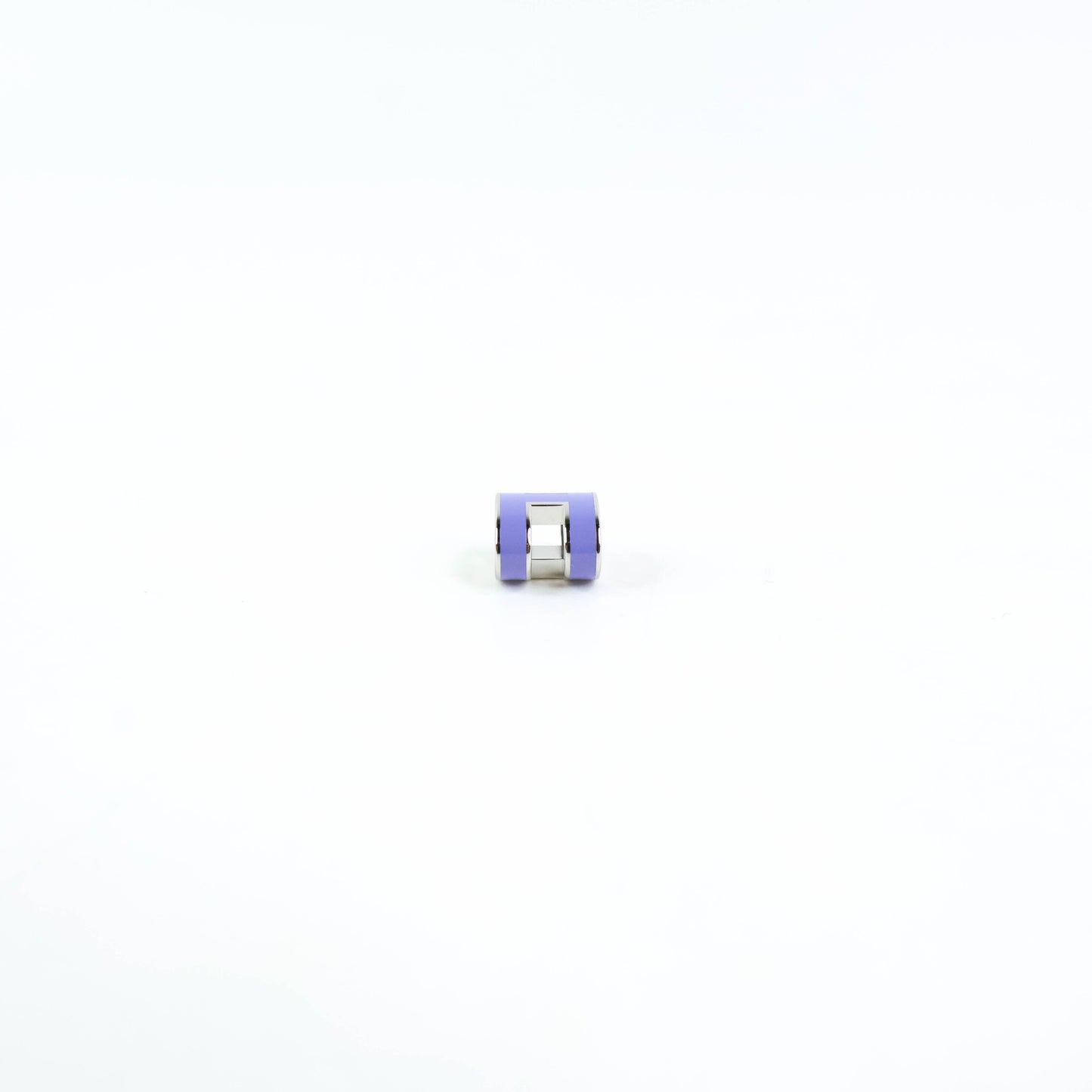 Hermes Mini Pop H Necklace Purple PHW