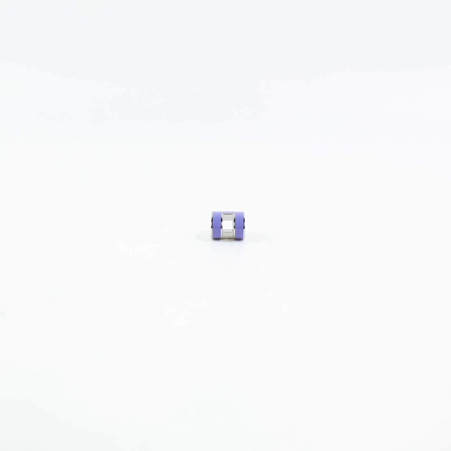 Hermes Mini Pop H Necklace Purple PHW