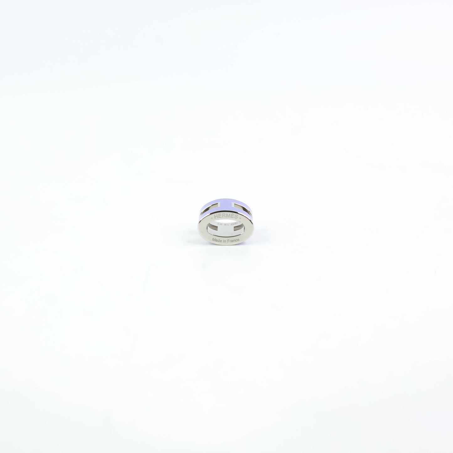 Hermes Mini Pop H Necklace Purple PHW