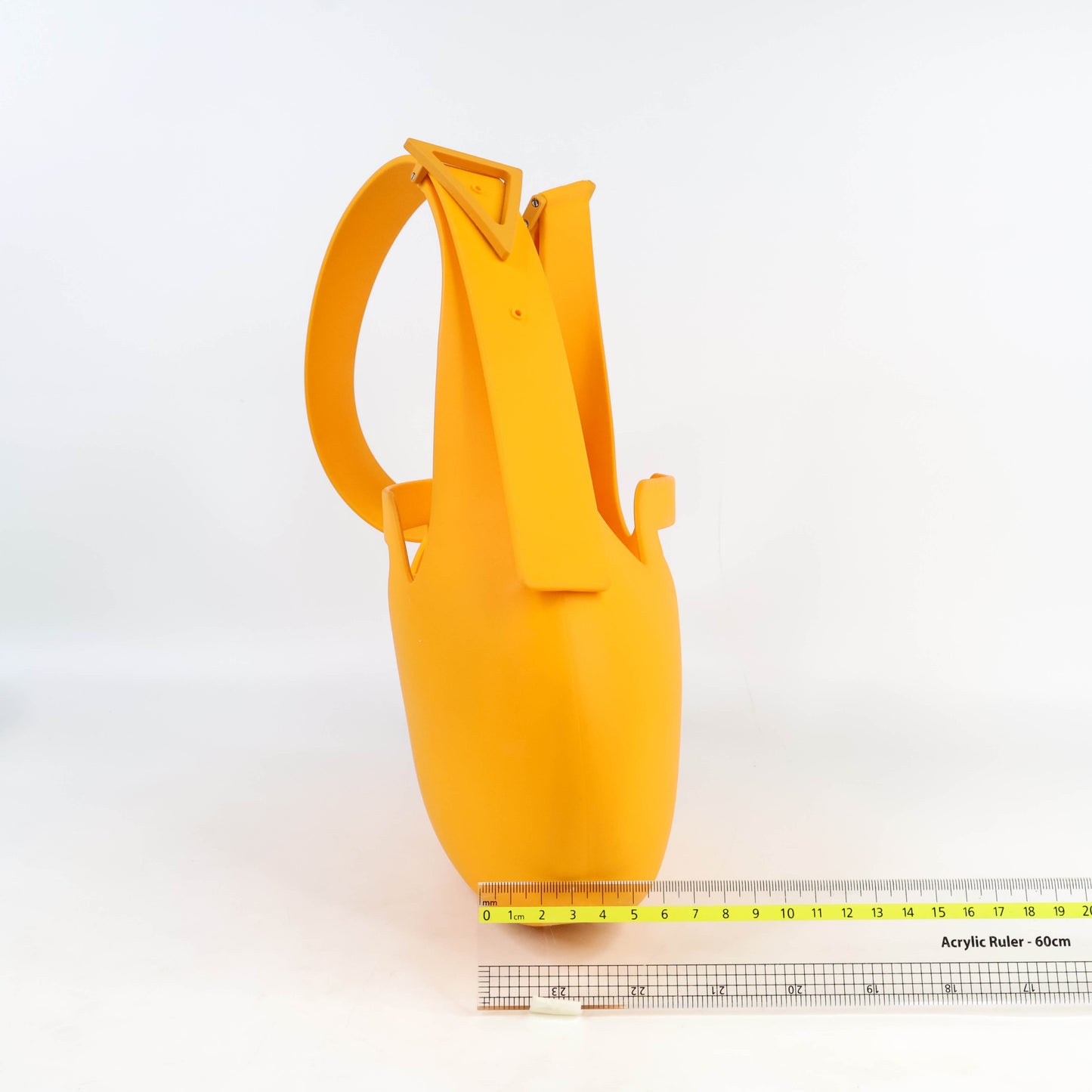 Bottega Veneta Recycled Rubber Punch Bag Orange