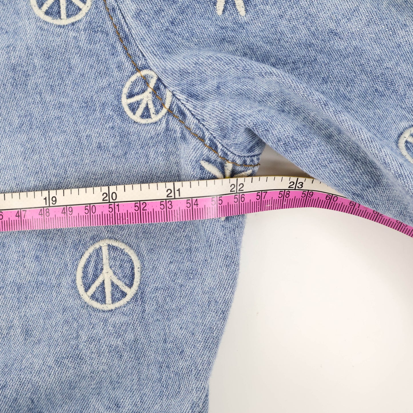 Sandro Embroidered Shirt Denim Blue