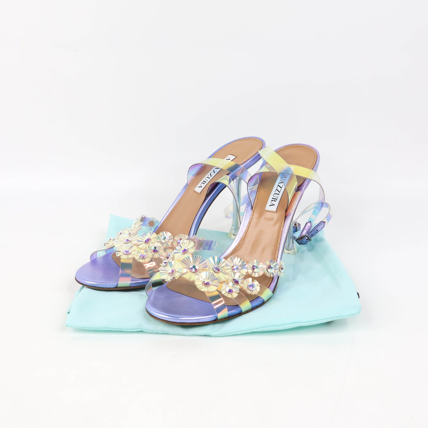 Aquazzura Sandals PVC Purple 40