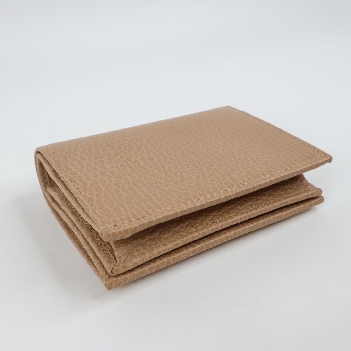 Gucci Marmont Compact Wallet Beige