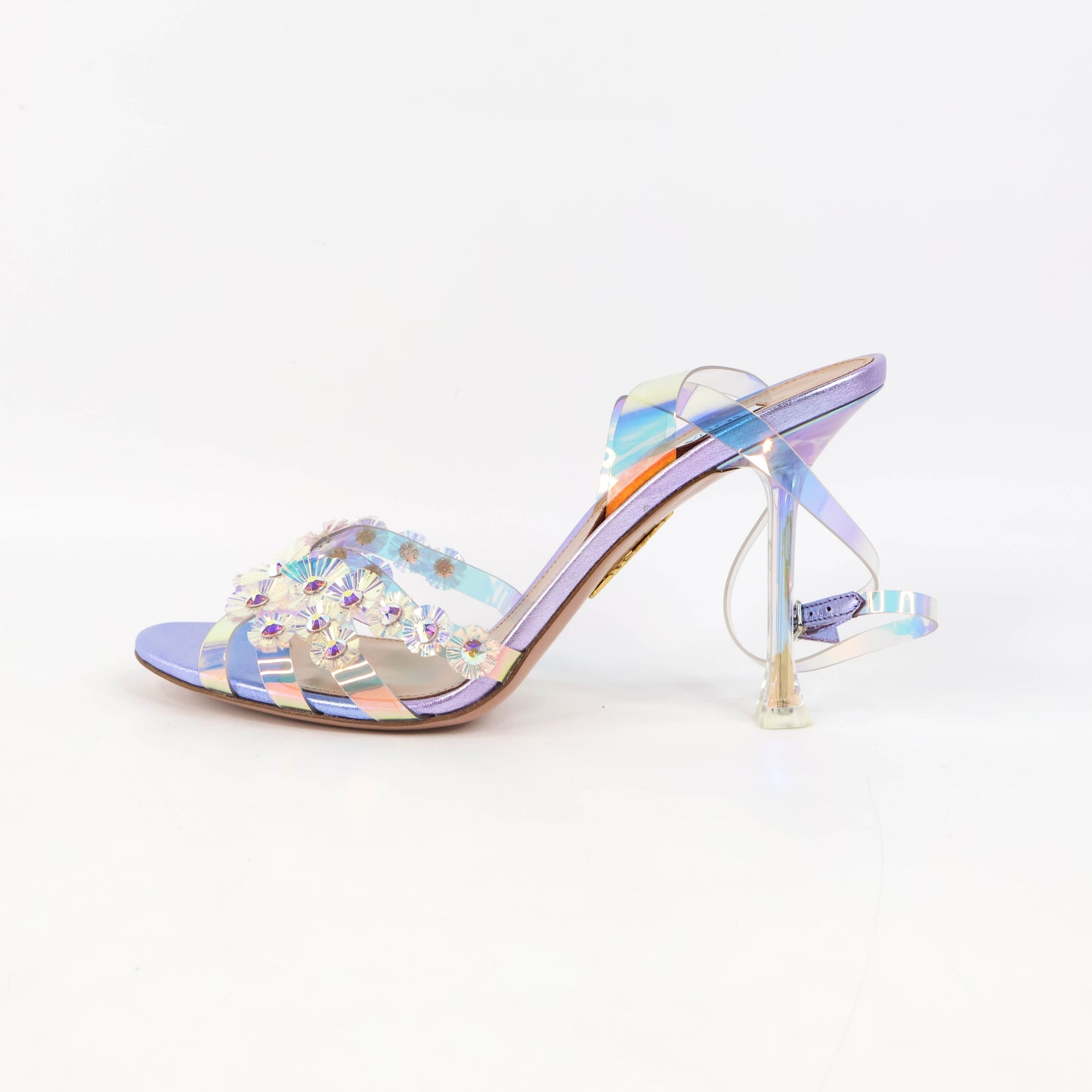 Aquazzura Sandals PVC Purple 40