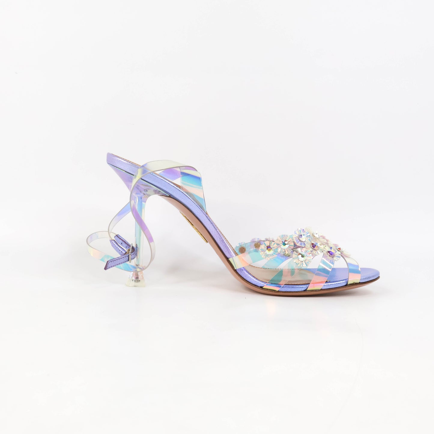 Aquazzura Sandals PVC Purple 40