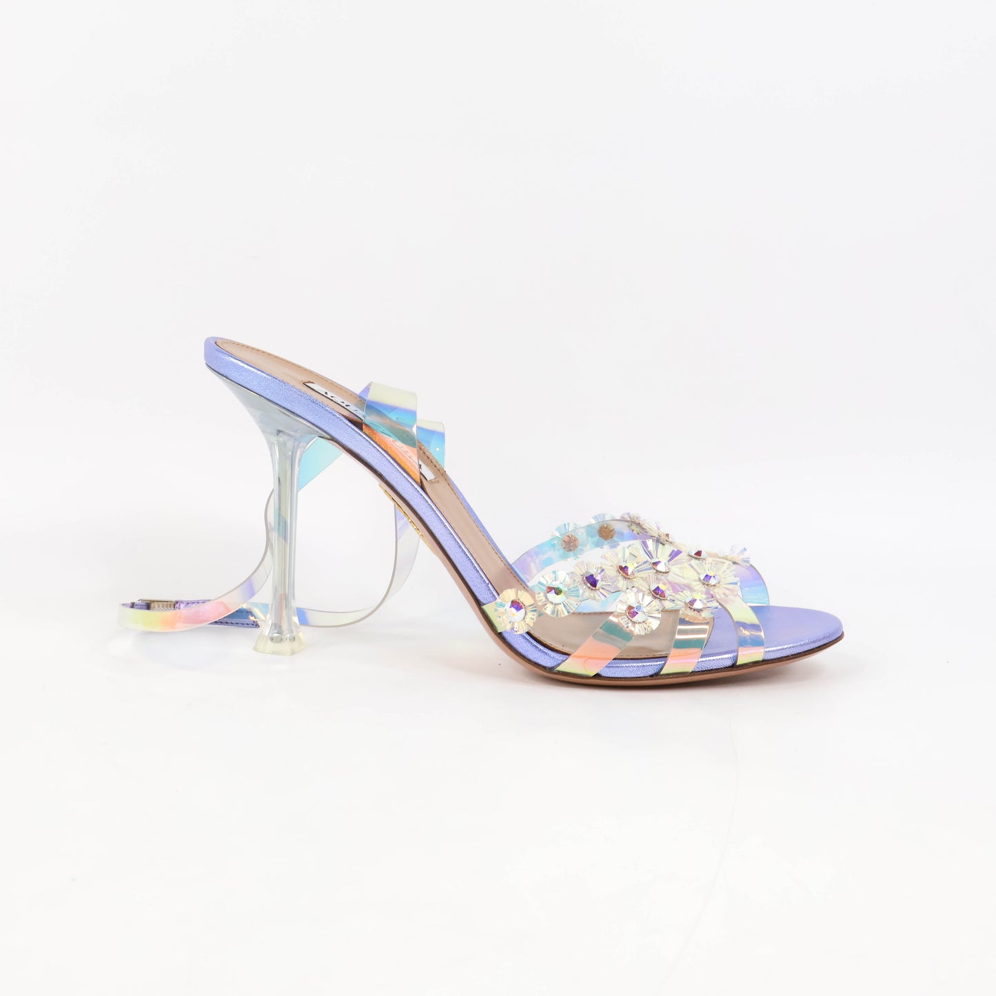 Aquazzura Sandals PVC Purple 40