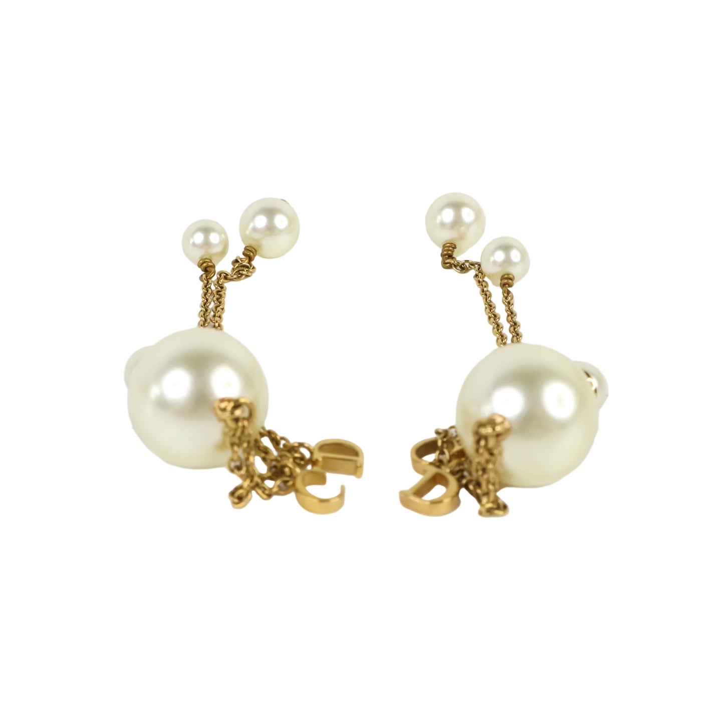 Christian Dior Earrings Tribal Chain