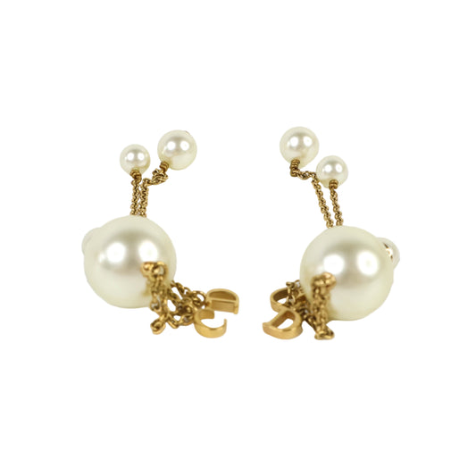 Christian Dior Earrings Tribal Chain