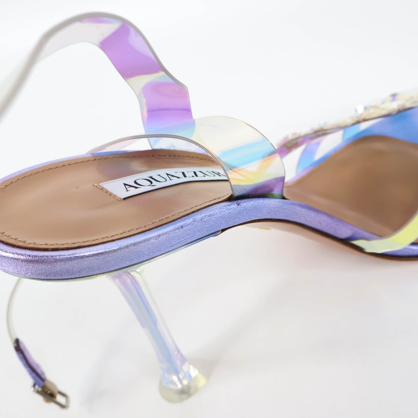 Aquazzura Sandals PVC Purple 40