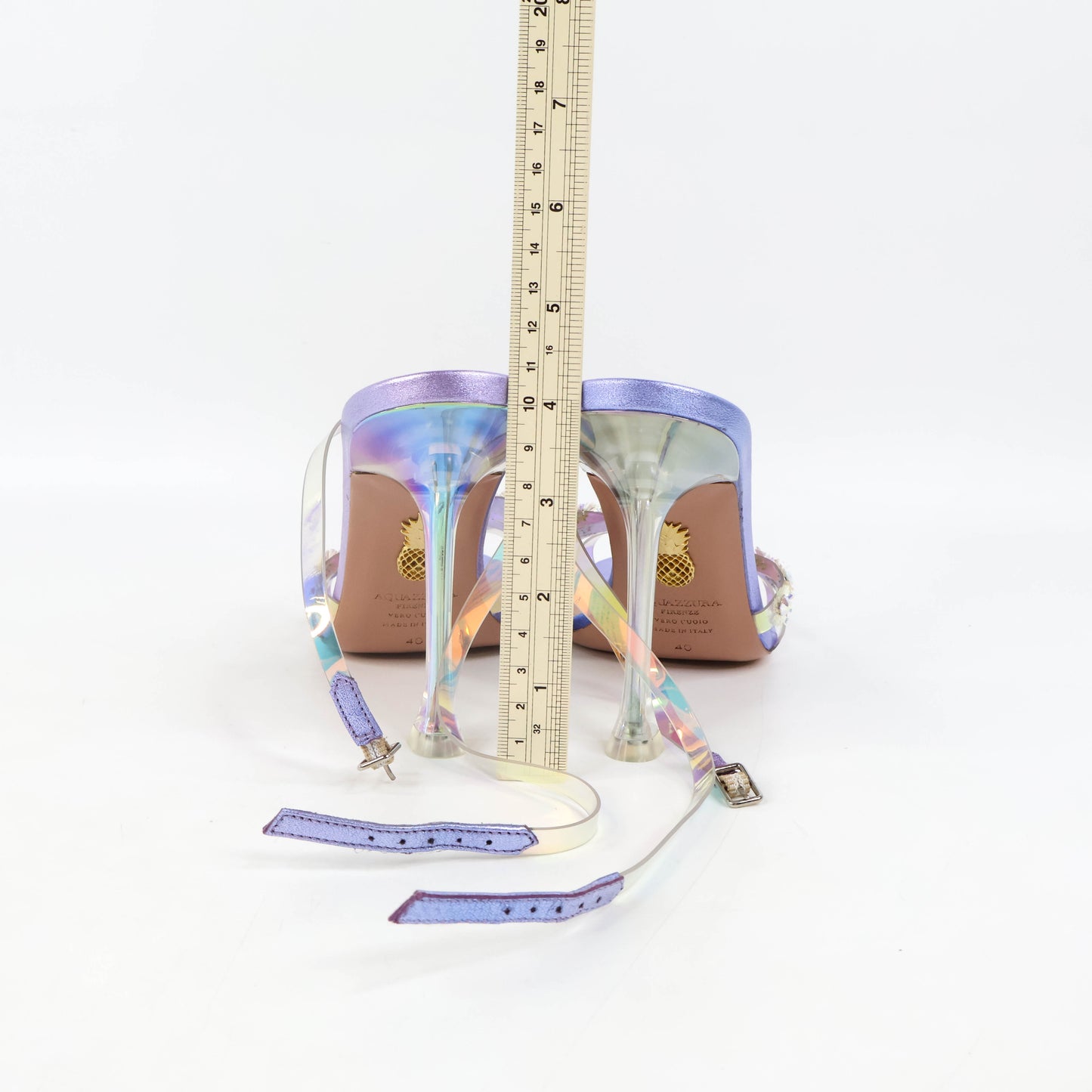 Aquazzura Sandals PVC Purple 40