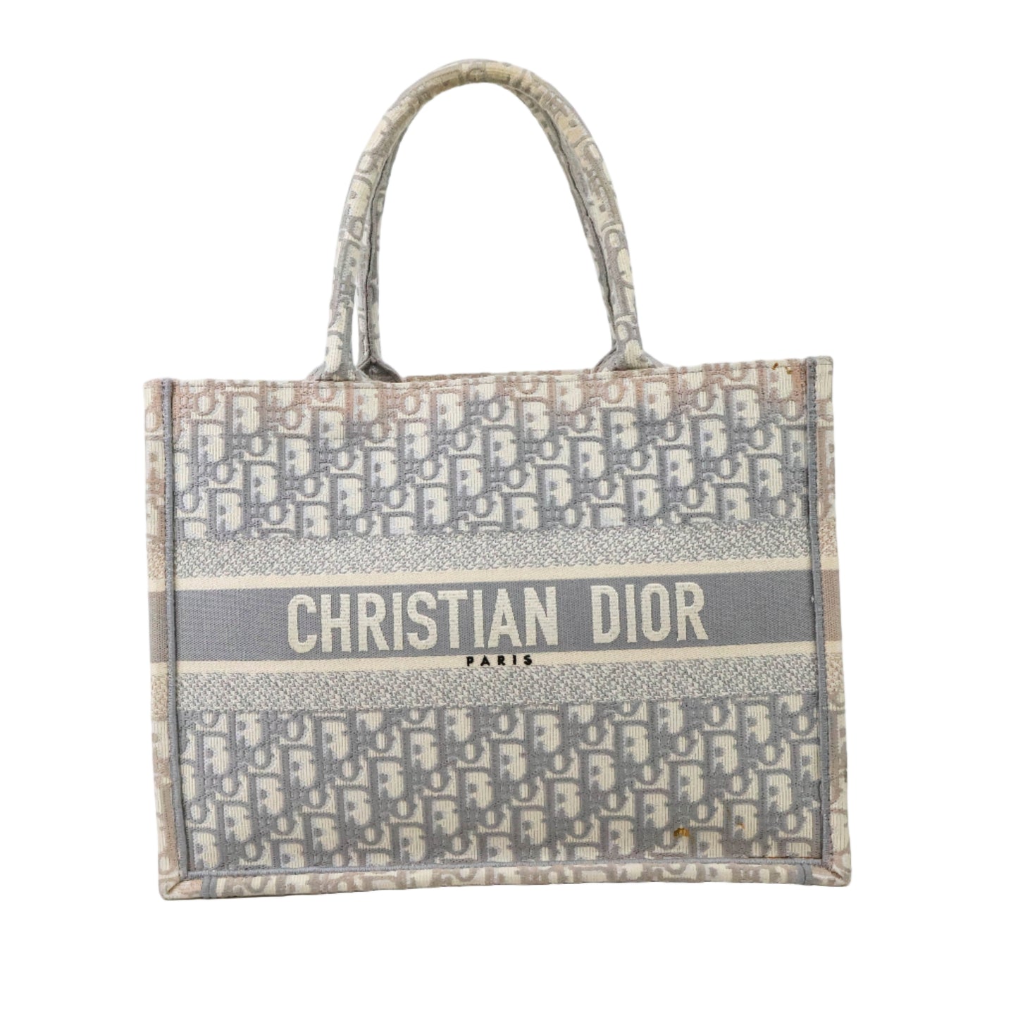Christian Dior Book Tote Medium Oblique Grey