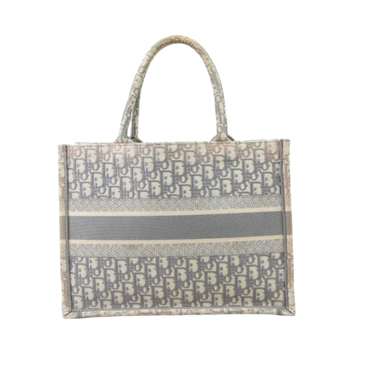 Christian Dior Book Tote Medium Oblique Grey