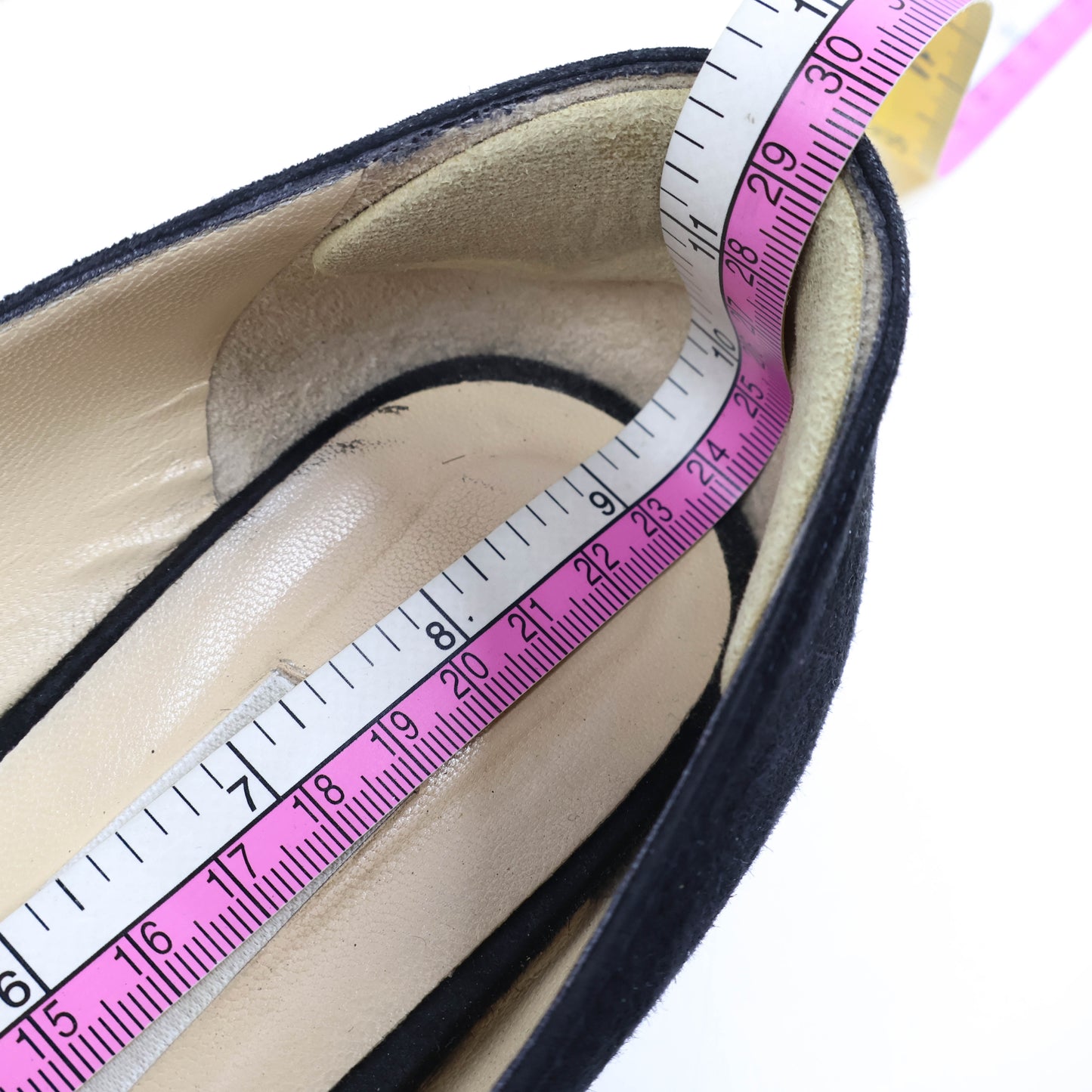 Jimmy Choo Flats Suede Black Crystal 38