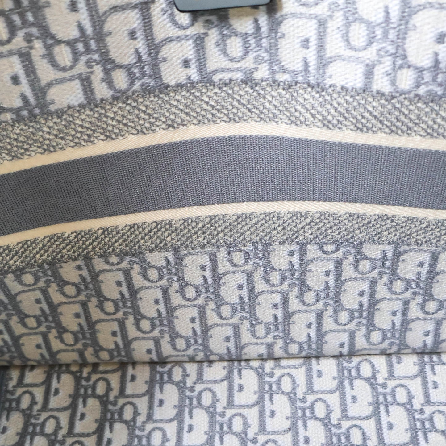 Christian Dior Book Tote Medium Oblique Grey