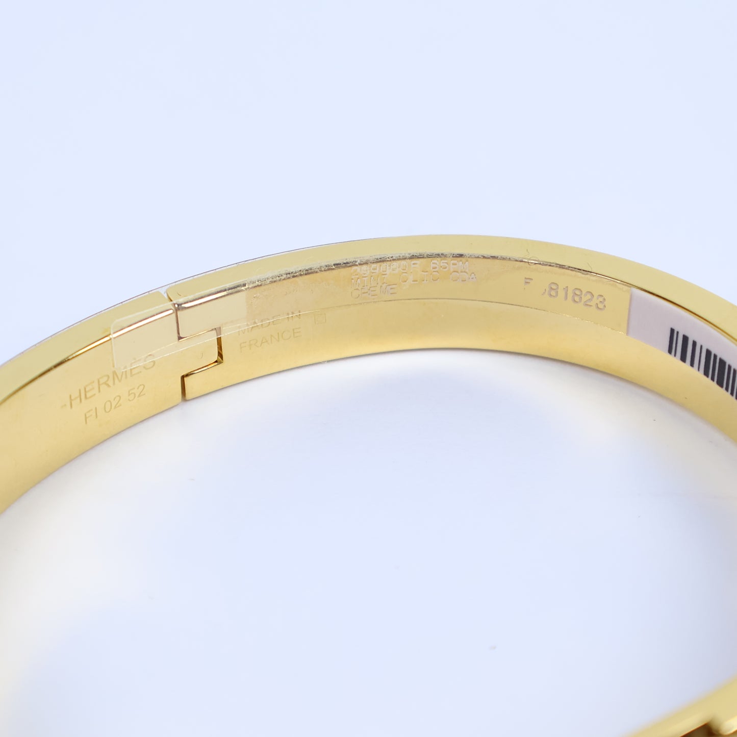 Hermes Cilc H Chaine D'ancre Cream GHW PM