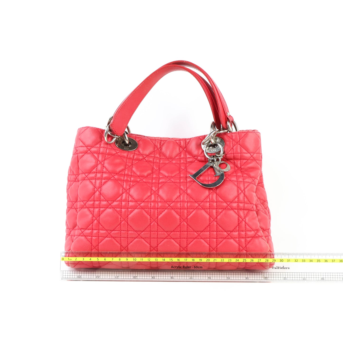 Christian Dior Soft Cannage Yote Red Bag